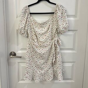 Isalis Floral White Dress